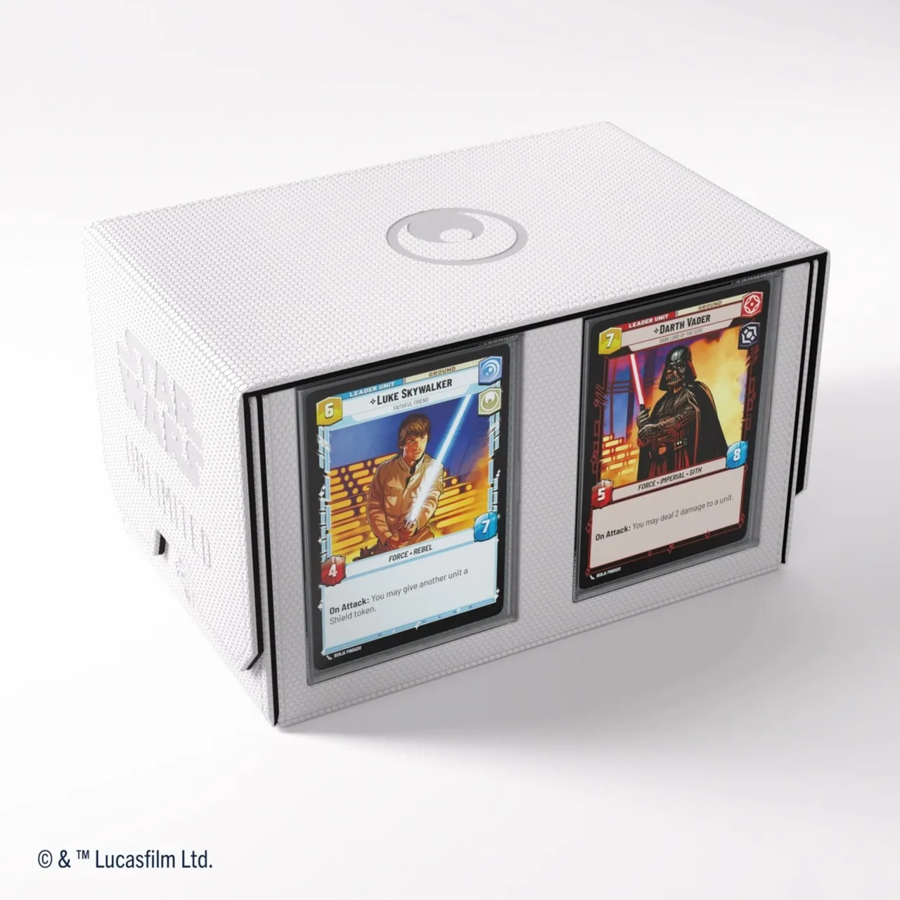 Star Wars: Unlimited Double Deck Pod - White/Black - Gamegenic - FashionsVida