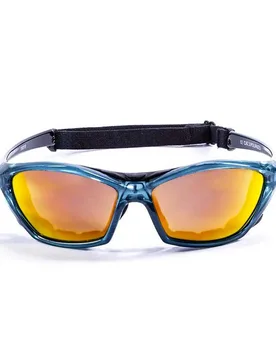Lake Garda Polarized Sunglasses Shiny Blue One Size Men,Women - Ocean Sunglasses - FashionsVida