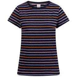 Michaela Striped T-Shirt - Mid Navy - Size: XS