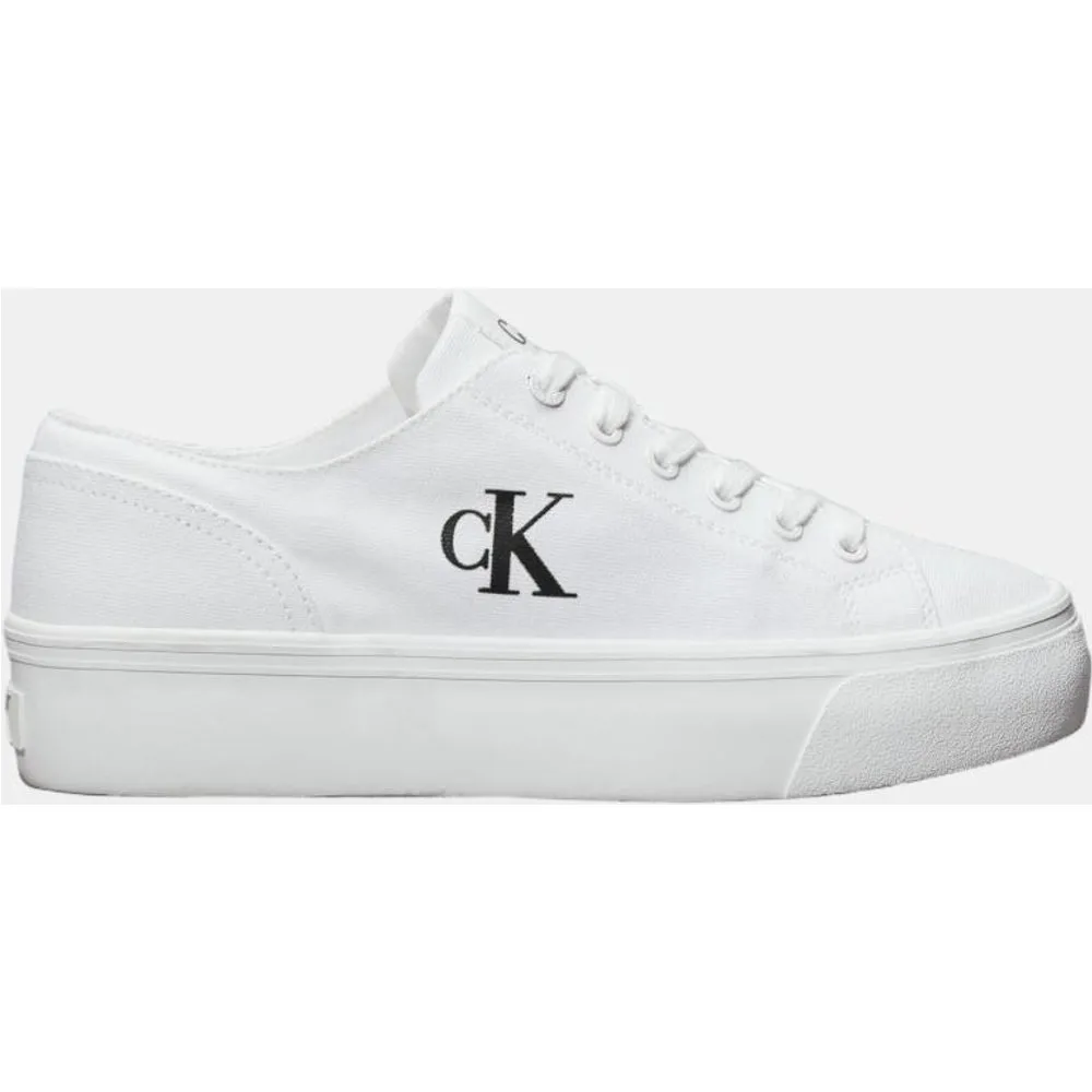 Zapatilla plataforma de canvas - Calvin Klein - FashionsVida