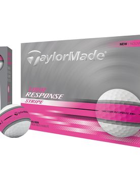 Golfbälle Tour Response Stripe 2025 - 12er Pack, pink