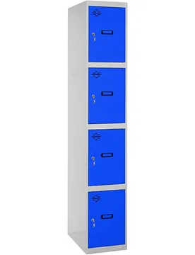 Taquilla metálica Profesional 4 Puertas Montada - SIMONRACK - FashionsVida