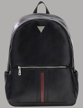 Zaino Torino Similpelle Elegante Tasche Multiple Ergonomico Nero