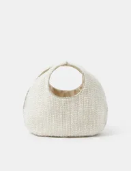 Embellished Grab Bag Ivory female