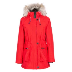 Women's Caption Waterproof Parka Jacket in Red Size: XS - Red - Size: XS