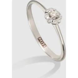 Anillo de oro y diamantes Mio