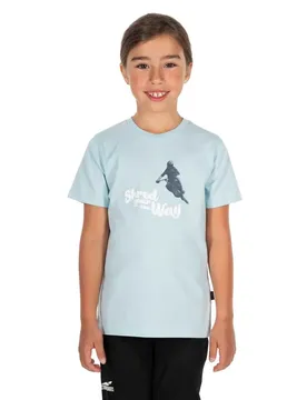 Maglietta A Maniche Corte Shred Blue
