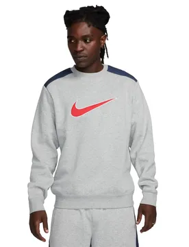 Sweatshirt mit Rundhalsausschnitt - Gris - male - Size: M