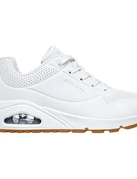 Sneaker Uno Stand On Air White Durabuck / Mesh EU 38 - Skechers - FashionsVida