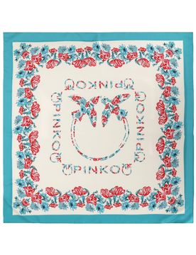 Stylish Foulard 86 CM x 86 CM with Charming Print