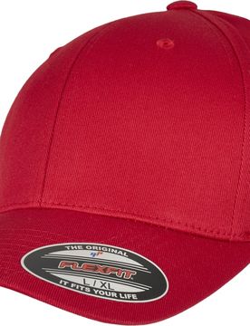 Flexfit Gorra beige / rojo / negro