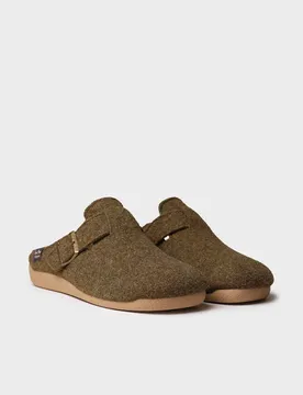 Pons Pantoufles Norton-fp Olive Green EU 43