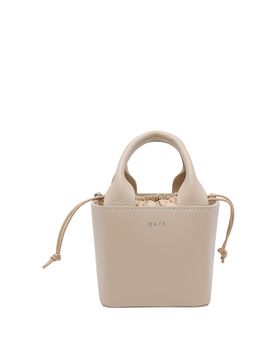 Borsa a mano Cubo in pelle