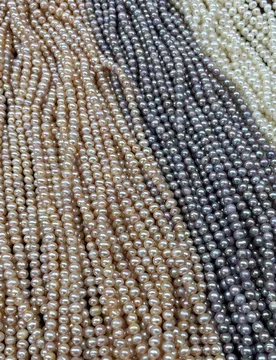 Natural Freshwater Pearl 5-6mm Near Round White Purple Orange Bead Jewelry Make DIY Necklace Bracelet Accessories Wedding Gift - Aliexpress - FashionsVida