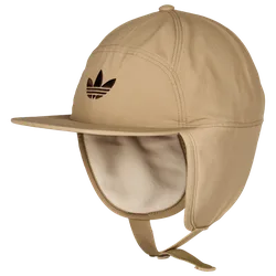 Earflap Unisex Kappen - Braun - One Size - Baumwolle Brown One Size