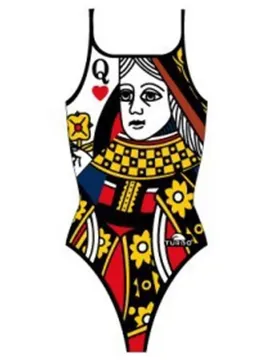 Maillot De Bain à Fines Bretelles Queen Of Hearts
