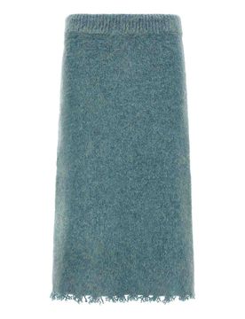 Jil Sander Gonna a maglia di lana