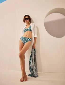 Sujetador con top estampado - Énfasis - FashionsVida