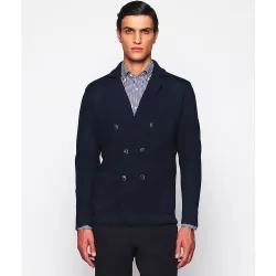 Chaqueta de hombre cruzada con botones y solapas