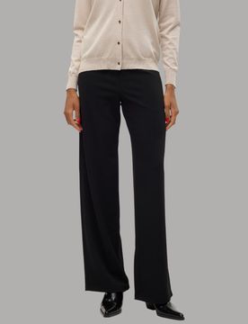 Pantalone wide leg nero Berlin Zamira 10318454