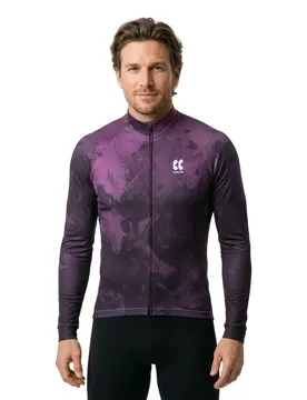 Maglia A Maniche Lunghe Motion Z6 Plum Purple