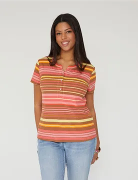 Camiseta de mujer canale rayas - October - FashionsVida