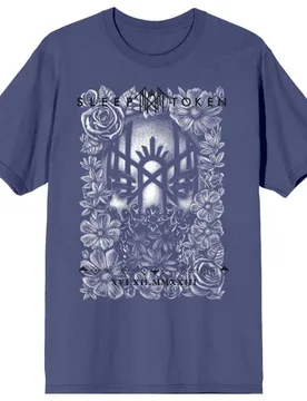 T-Shirt - Vessel Flowers - M bis 4XL - für Männer - Größe 4XL - lila - Lizenziertes Merchandise! - Männer - male - Sleep Token - FashionsVida