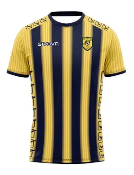 Breathable sports T-shirt with navy blue and yellow stripes, geometric print, football jersey, HD 3D prints, ideal jersey for pa - Aliexpress - FashionsVida
