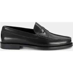 Mocasín con banda para hombre en piel