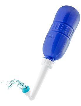 Maximex Mobiles Bidet blau weiss