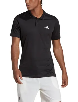 T Freelift Short Sleeve Polo Black S - Adidas - FashionsVida