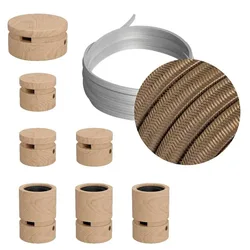 Cables Kit D´éclairage Linear Filé System Cm27 5 M 7 Unités Brown / Cipria One Size