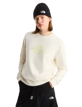 Felpa Drew Peak Light White Dune / Lemon Mist M - The North Face - FashionsVida
