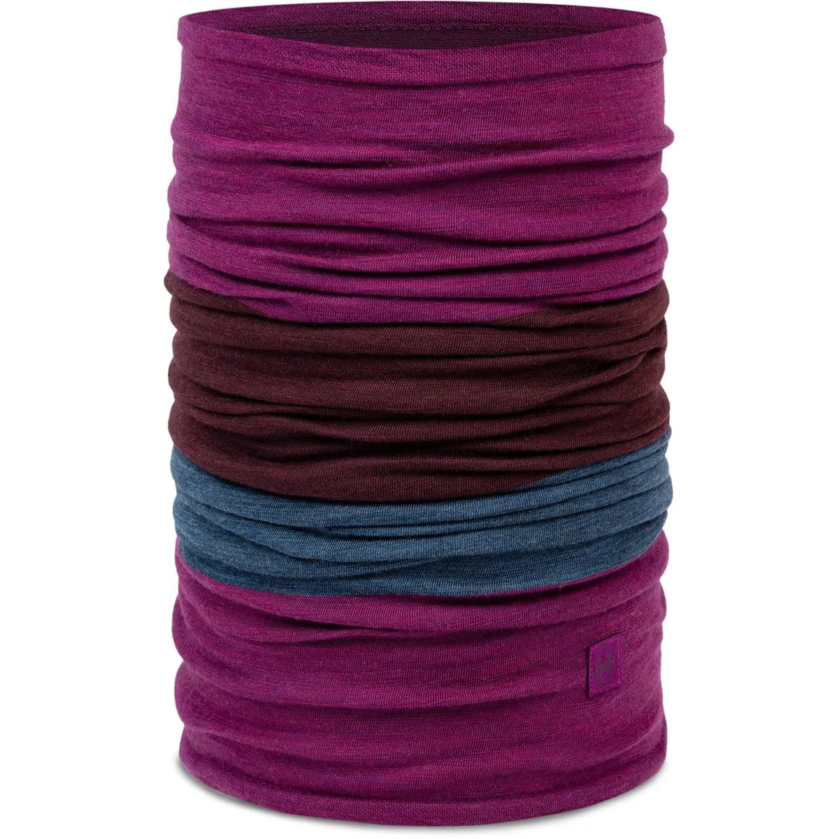 Merino Move Halstuch, lila One Size - Buff - FashionsVida