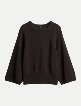 Feinstrickpullover Tiliah Braun 36