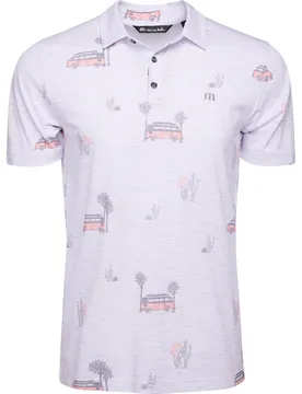 Polo Four Wheeling, weiß/gemustert s - TravisMathew - FashionsVida