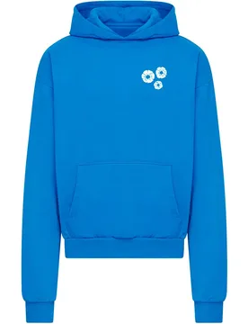 Felpa Con Cappuccio Bold Flowers Cobalt Blue 4XL - Mister TEE - FashionsVida