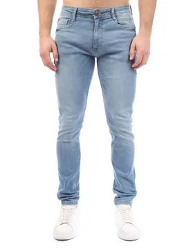Mens Maylead Lw Slim-Fit Jeans In Blue Cotton - Size 36w/30l - Duck and Cover - FashionsVida