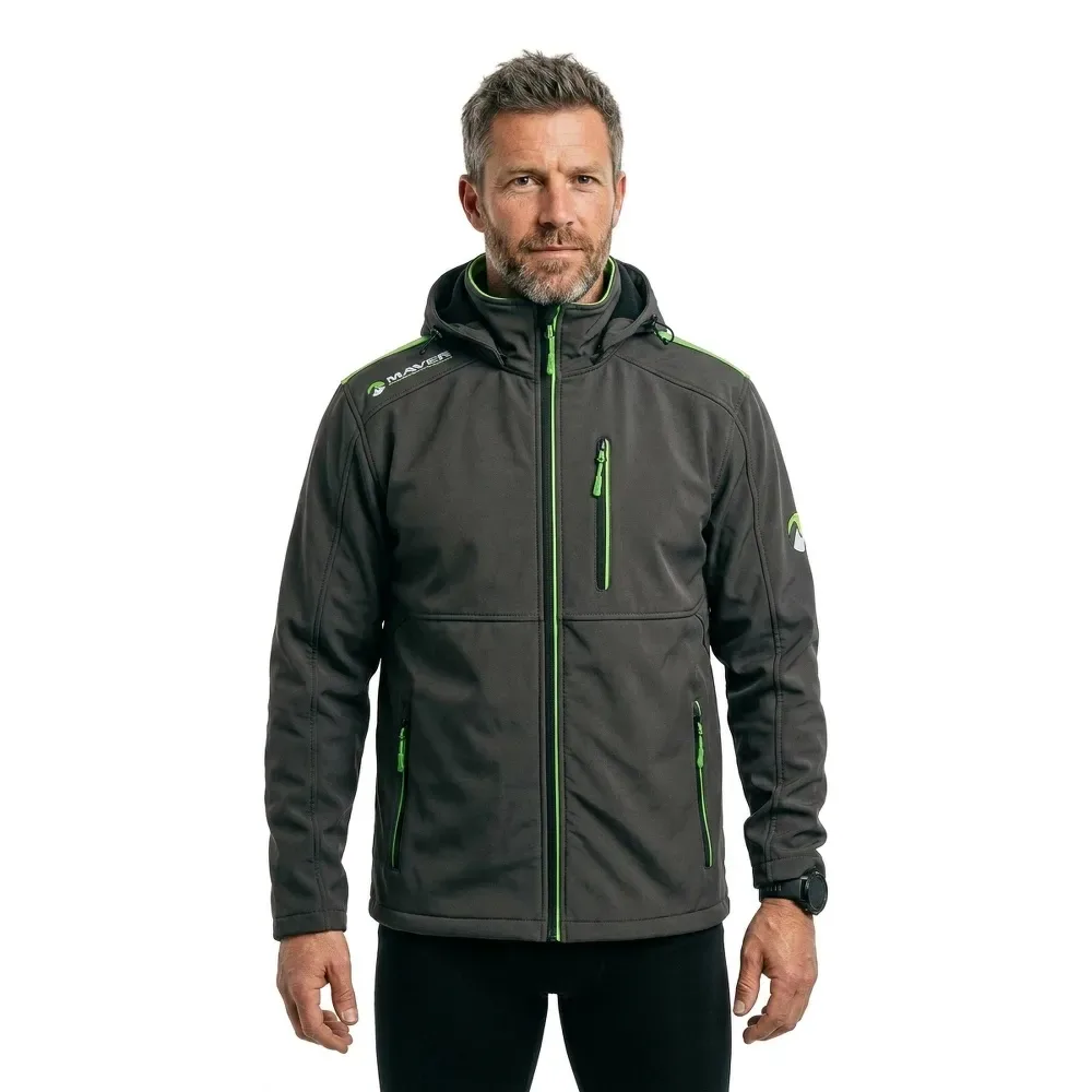 Performance Jacket Grey / Green 3XL Men - Maver - FashionsVida