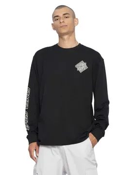 T-shirt à Manches Longues Solitaire Dot Black M - Santa Cruz - FashionsVida