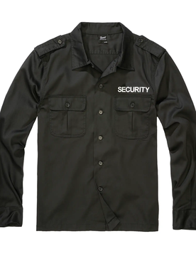 Langarmhemd Security US Shirt Long Sleeve - 5XL 5XL adult Herren