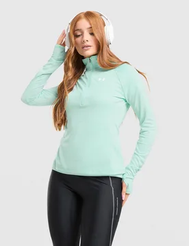 Womens Top 1/4 Zip Tech Tiger - Blu, blu blu Donna taglia M - Under armour - FashionsVida