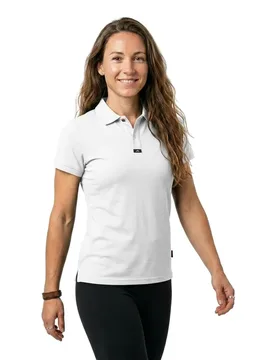 Pima Short Sleeve Polo White XS Women - Zhik - FashionsVida