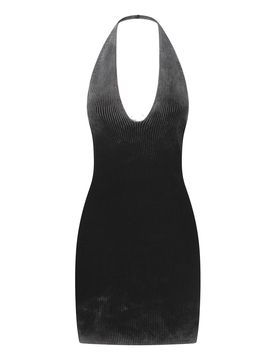 Diesel MiniVestito in cotone nero
