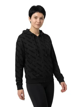 Hugo Sweat-shirt à Zip Flokki Black M - Hugo Boss - FashionsVida