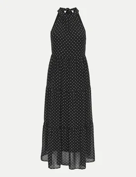 Only Neckholder-Kleid Schwarz M - Only - FashionsVida