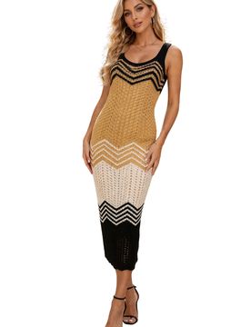 ABITO LUNGO Donna Akep CHEVRON