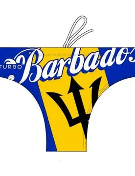 Barbados Swimming Brief Royal / Yellow 2XL Men - TURBO - FashionsVida