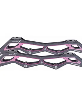 Patins à Roues Alignées Triple X Hilo 12.8/3x110/1x100 Titanium / Pink 195 mm unisex