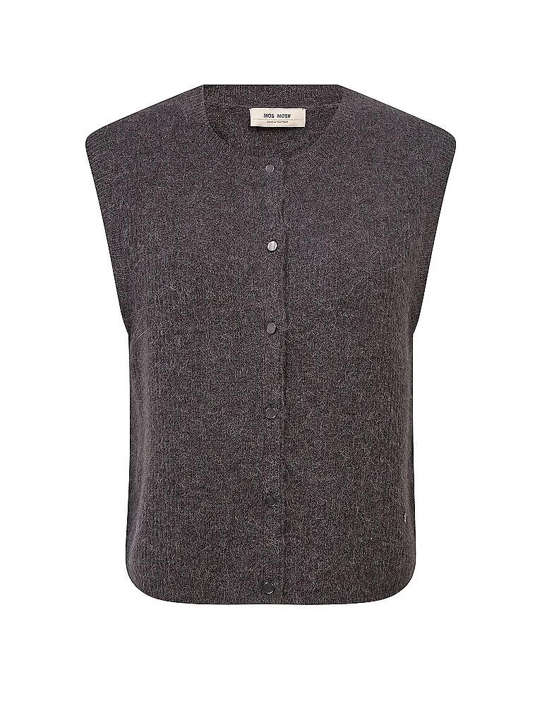 Chaleco de punto MMALMINETHORA marrón XL - Mos mosh - FashionsVida